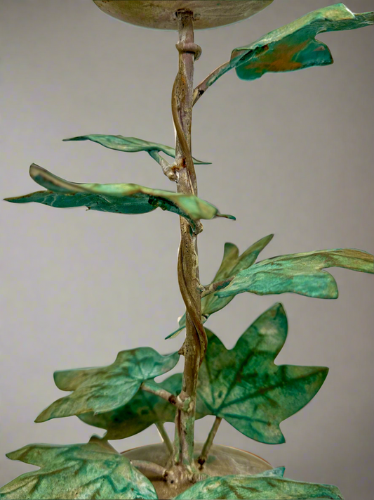Handcrafted Plant-Inspired Candle Holder