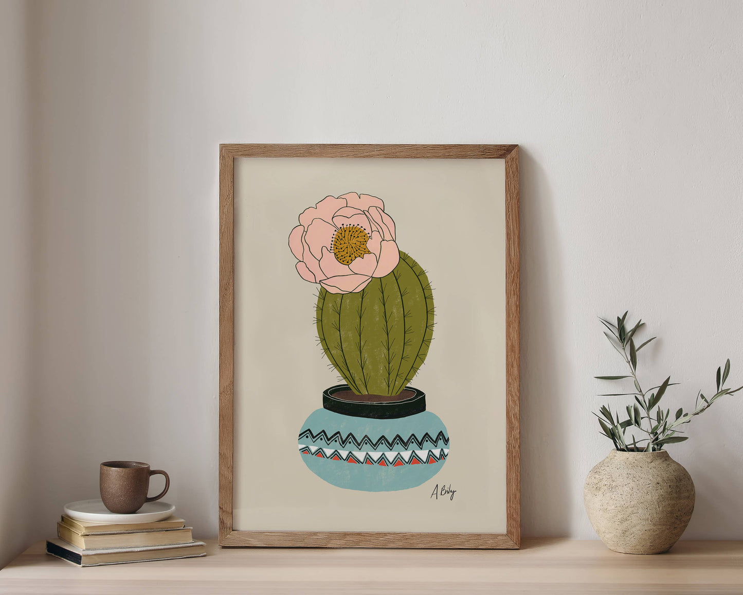 Can't Touch This - cactus illustration print