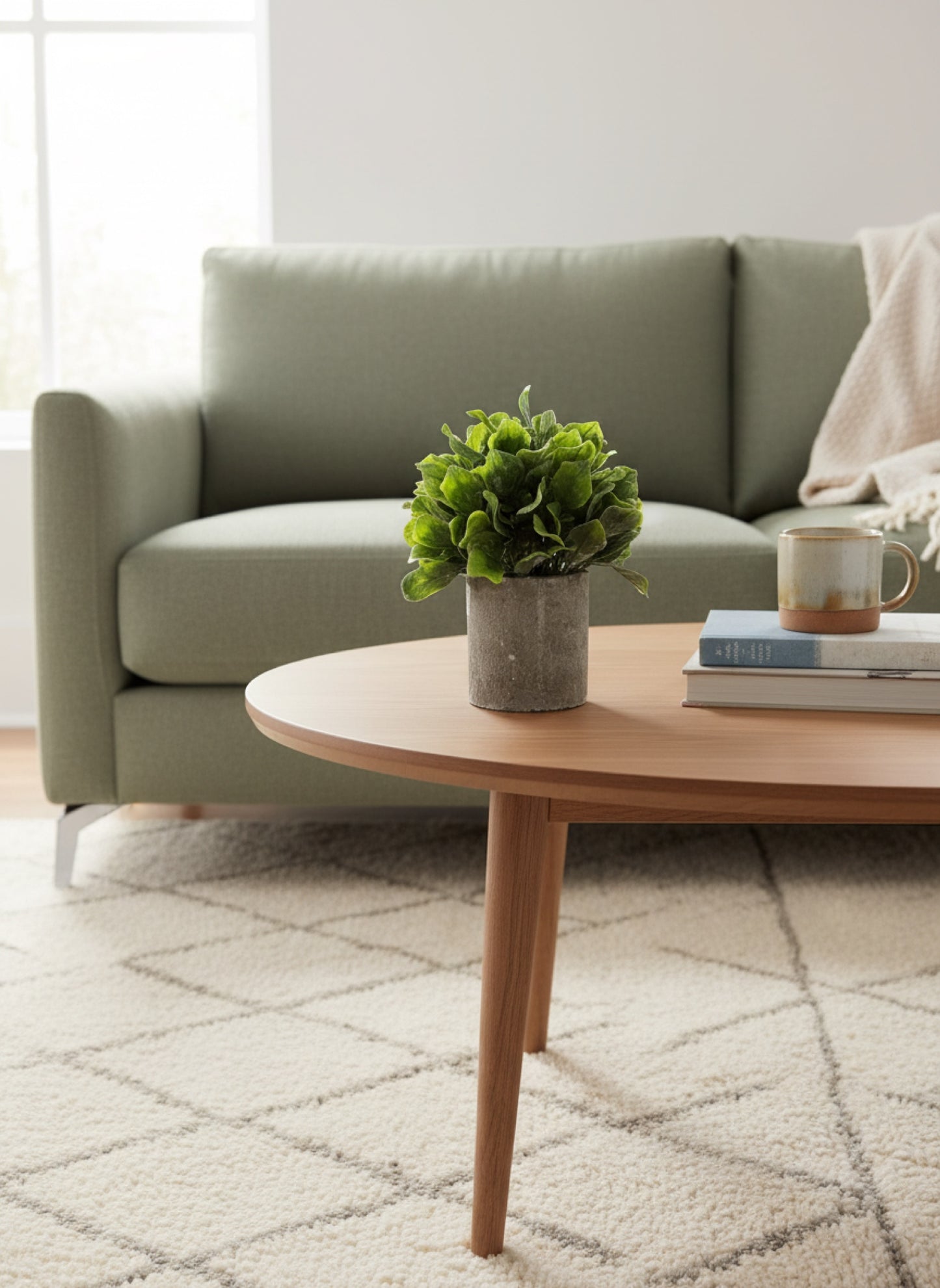 Heartleaf Philodendron Forever Flower in Cement Pot