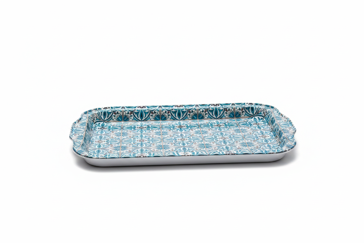 Blue Mosaic Tile Serving Tray | Made in Istanbul
