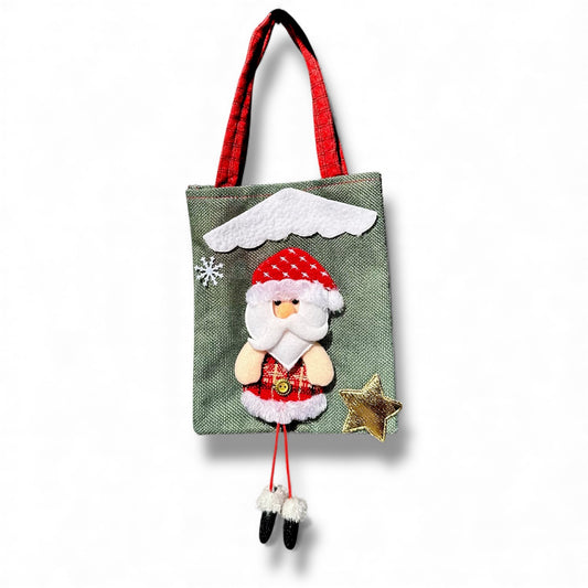 Plush Santa Claus Christmas Gift Bag – Holiday Decor & Wrapping Essential