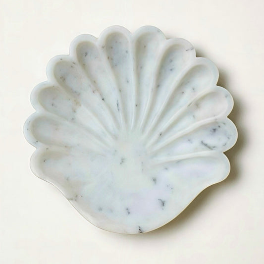 Marble shell coastal dish