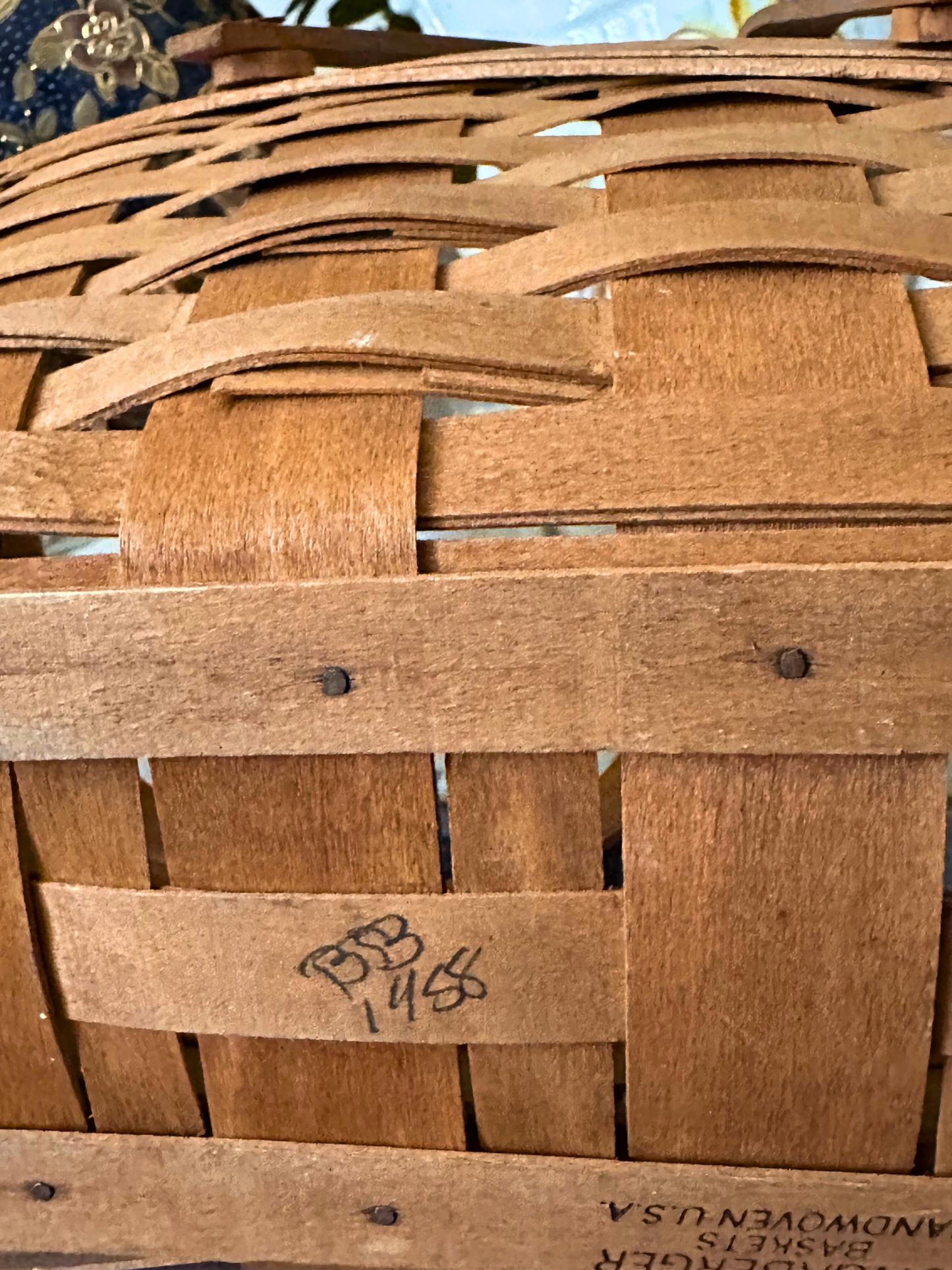 Handwoven Longaberger Basket — Signed, Classic American Craft