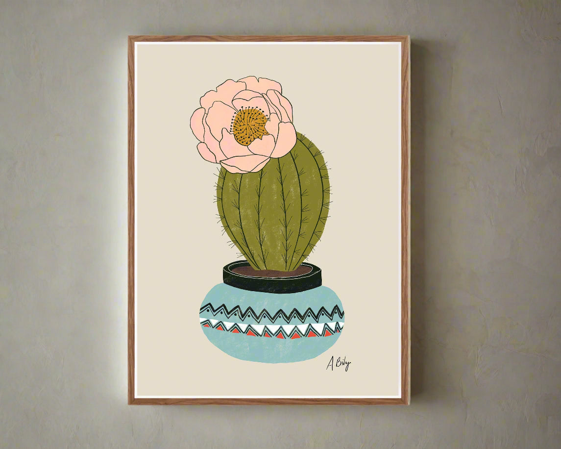 Can't Touch This - cactus illustration print