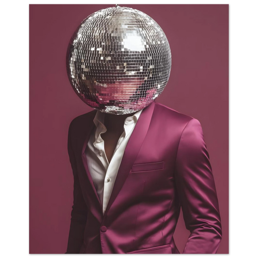 Disco King – Limited Edition Art Print 12x16″ | Retro Wall Decor