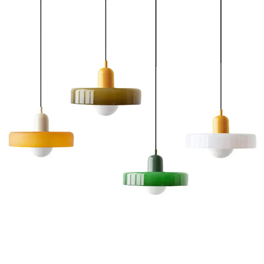 DecorBites™ Bauhaus-Inspired Glass Pendant Lighting