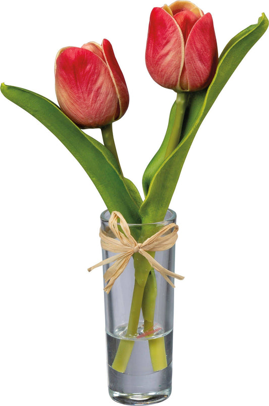 Red Mini Tulip Vase