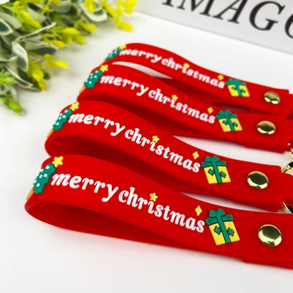 Christmas Keychain Set - Santa & Elk PVC Charms | Holiday Gift