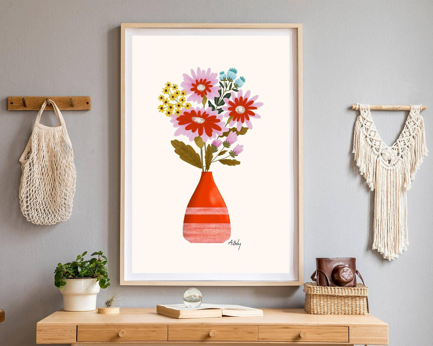 Harvest - floral illustration print