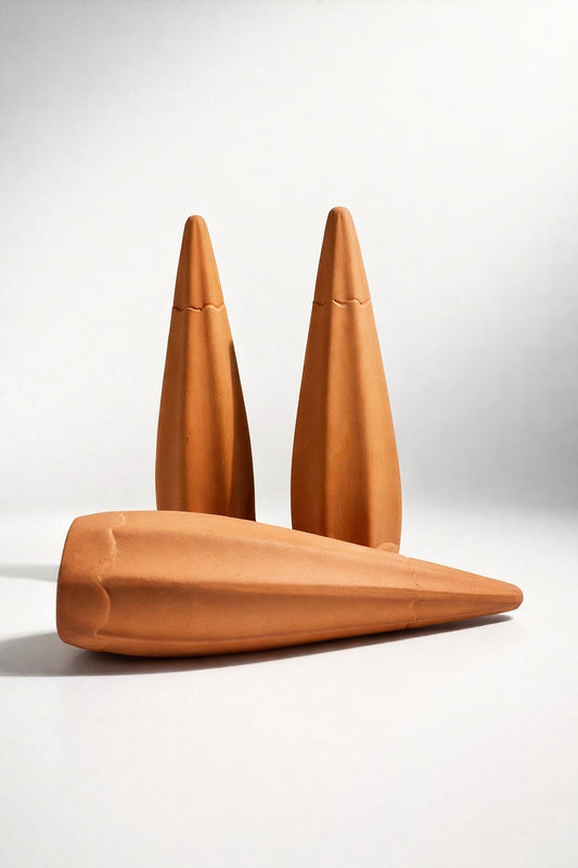 Natural Terracotta Slow-Drip Watering Spikes