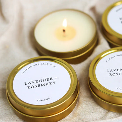 Lavender + Rosemary Travel Candle