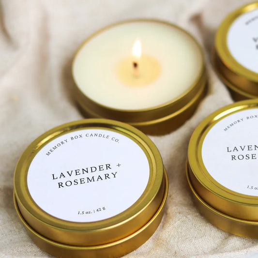 Lavender + Rosemary Travel Candle