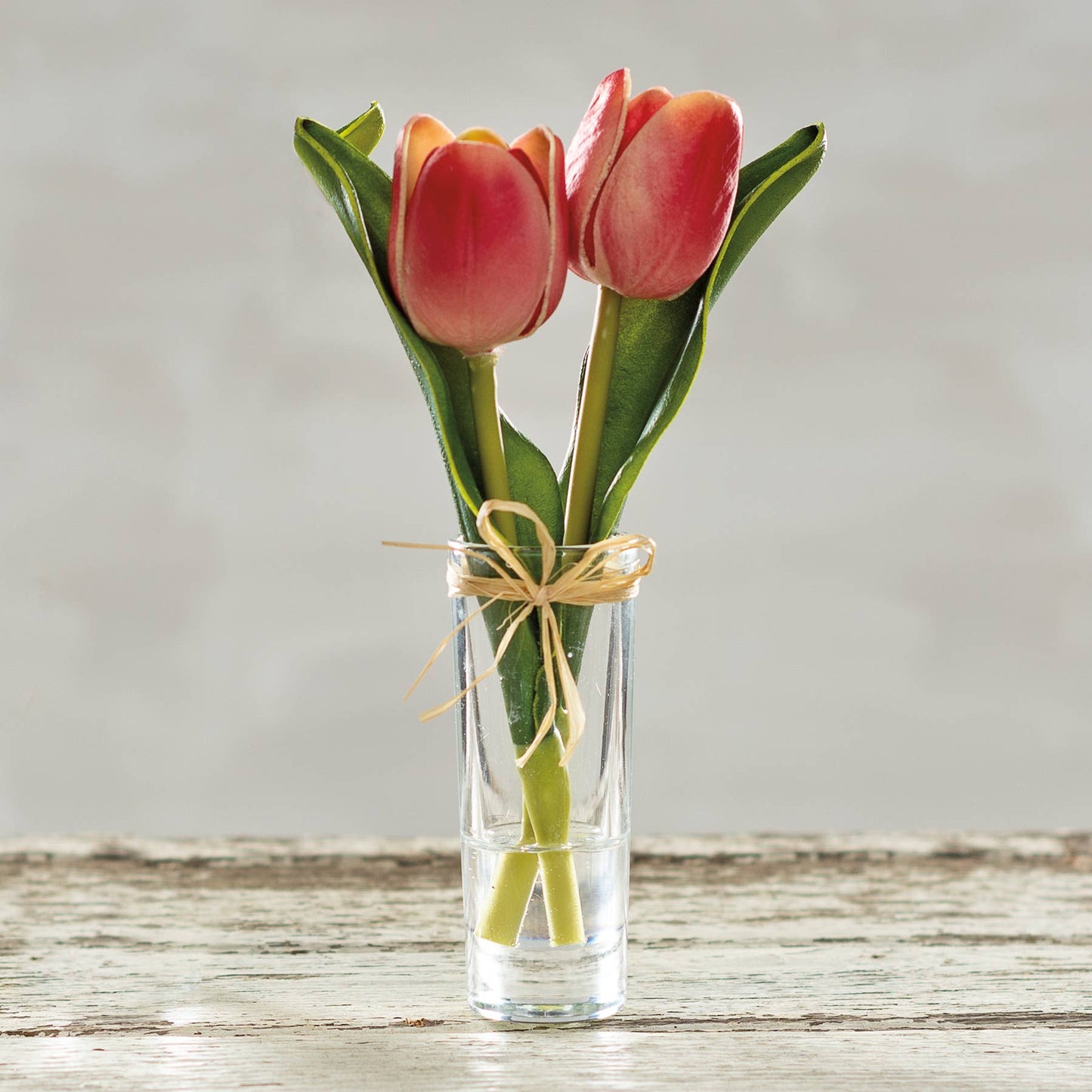 Red Mini Tulip Vase