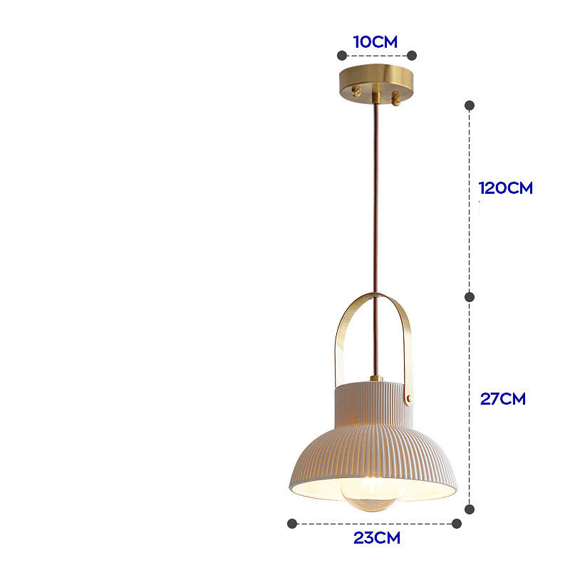 Japanese Porcelain Pendant Light – Nordic Minimalist Chandelier