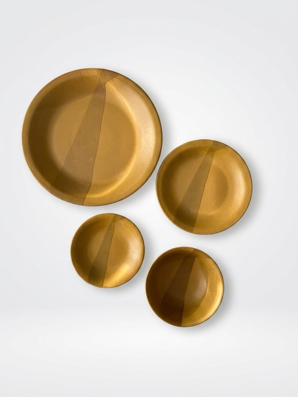 The Ochre Prism Stoneware Dinnerware Collection – 24-Piece Tabletop Set