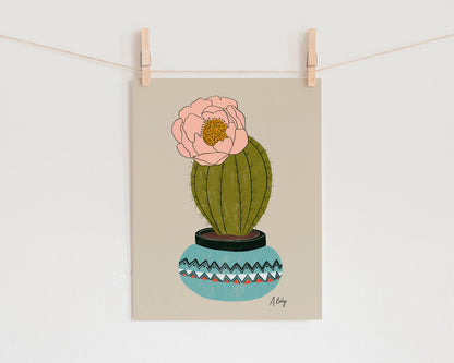 Can't Touch This - cactus illustration print