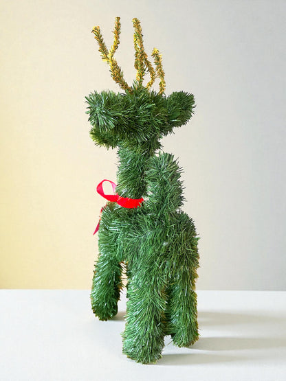 Evergreen Reindeer Holiday Decor – 20” Tall, 14” Long