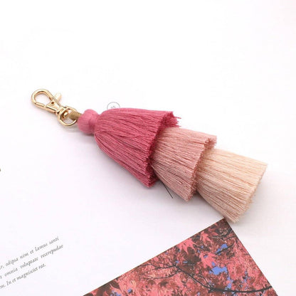 Handmade Rope Tassel Keychain