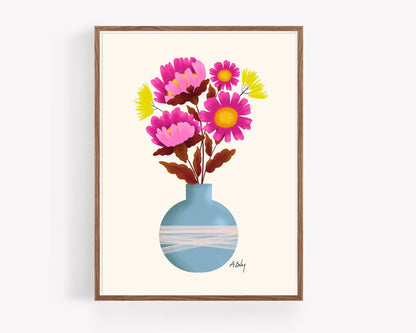 Spring Botanicals - floral illustration print