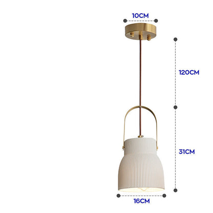 Japanese Porcelain Pendant Light – Nordic Minimalist Chandelier