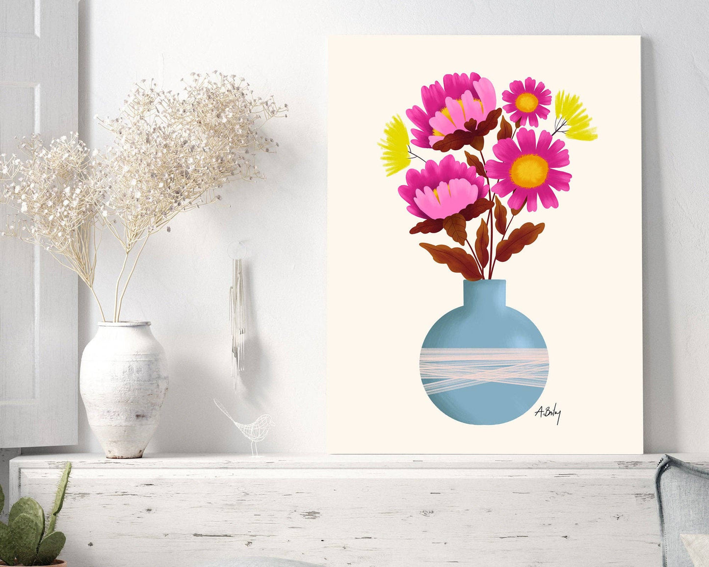 Spring Botanicals - floral illustration print