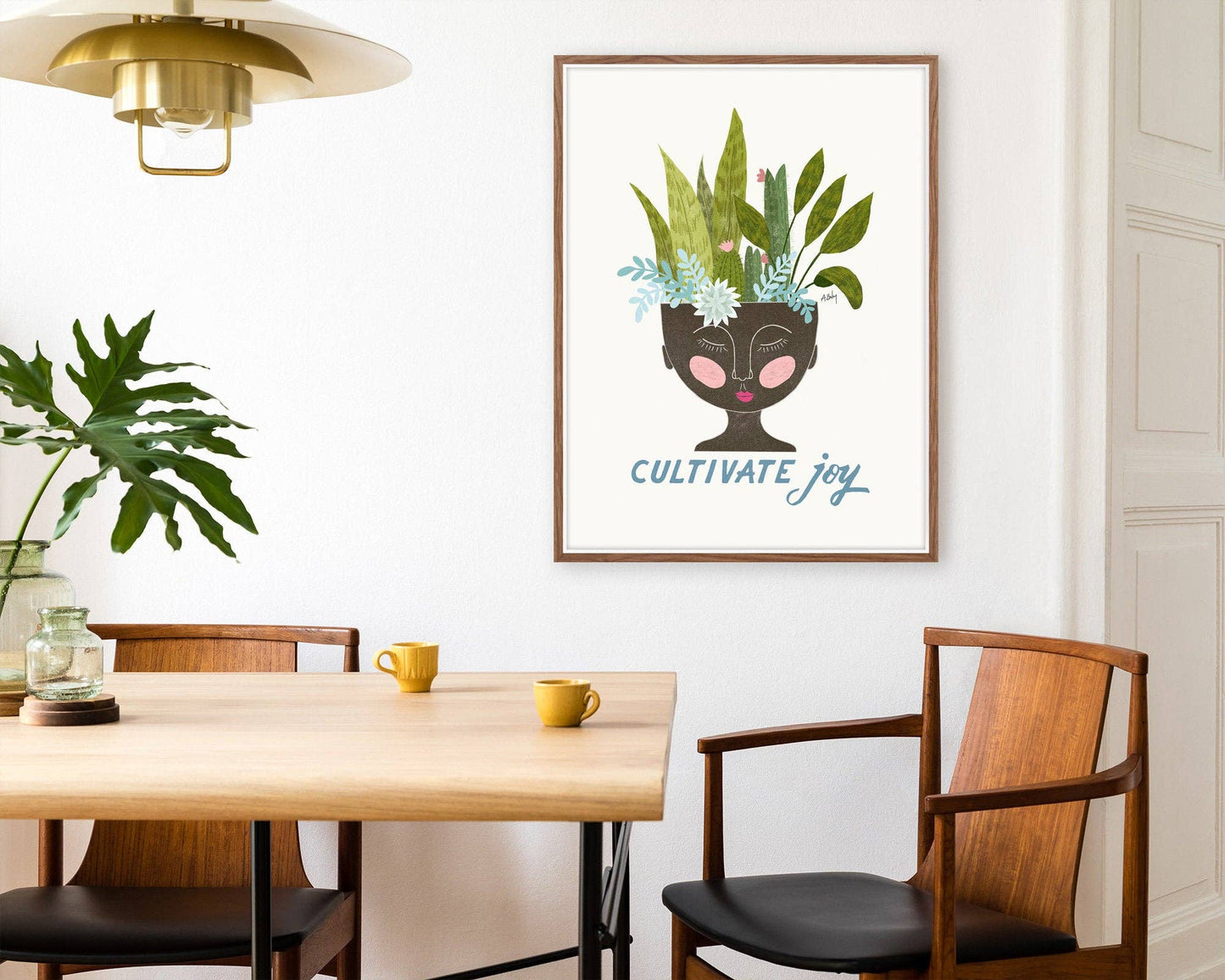 Cultivate Joy - botanical illustration print