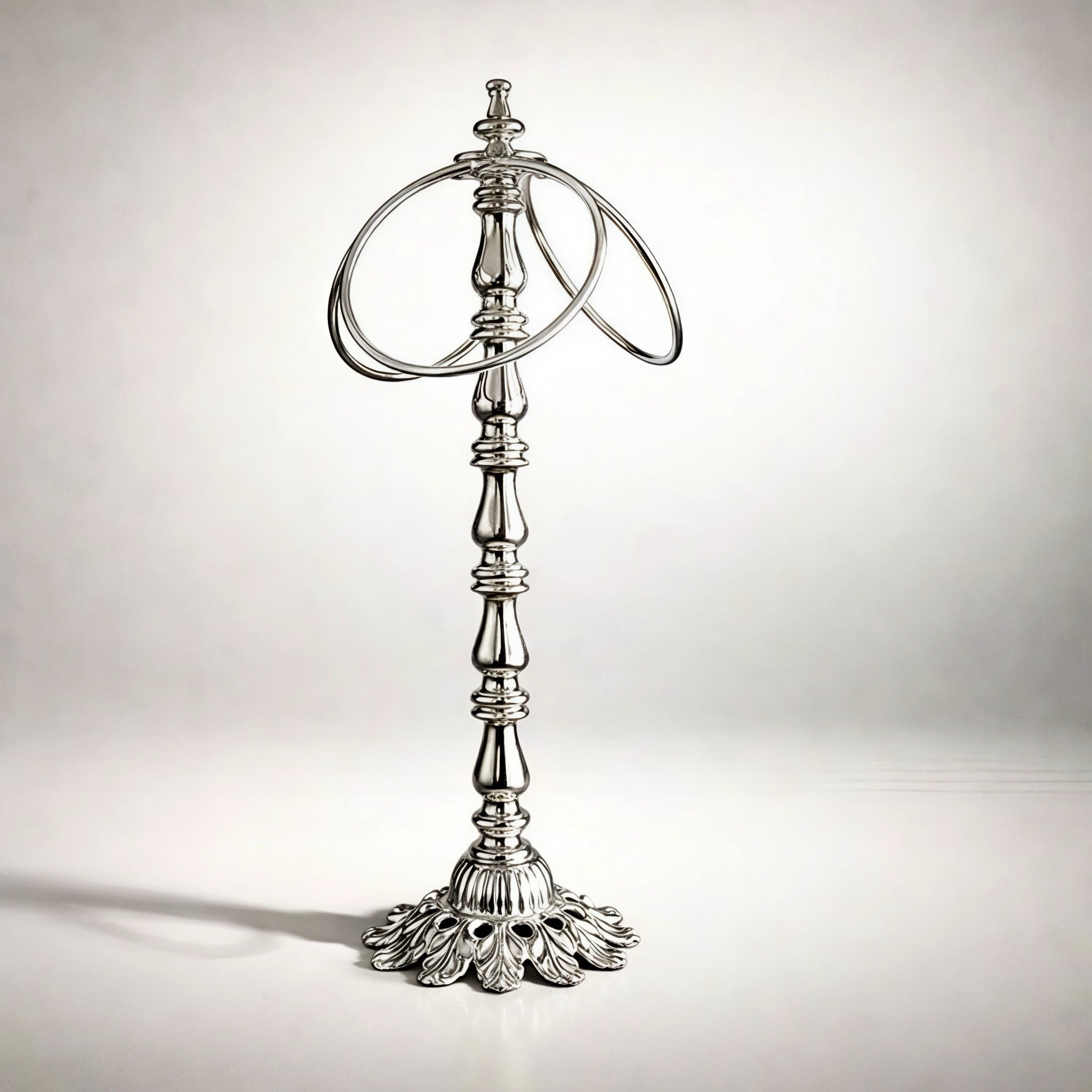 Vintage Silver-Plated Jewelry & Towel Display Stand | The Marian Collection