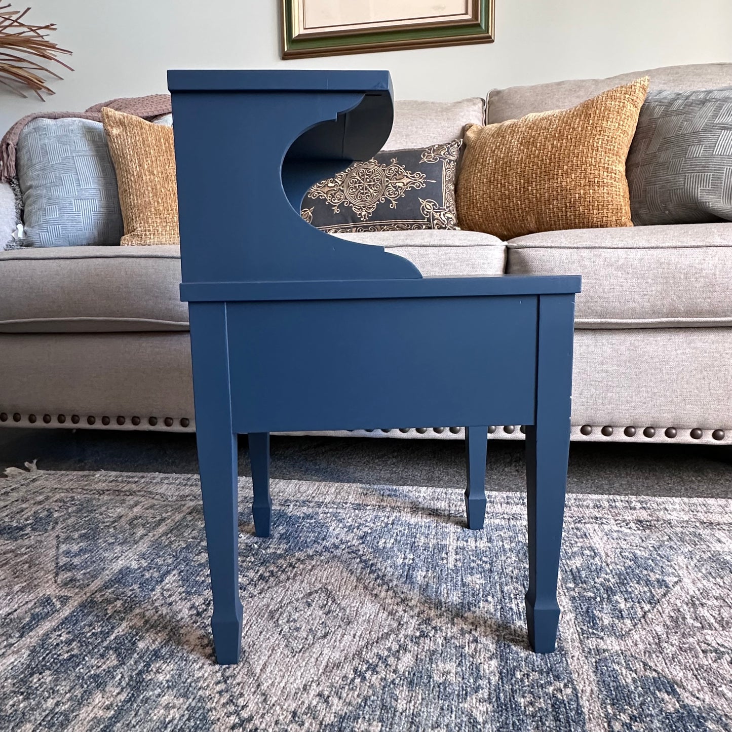 Sea Serpent Elegance: Refinished 1960s Dixie Bedroom Set | Jacksonville Vintage Furniture