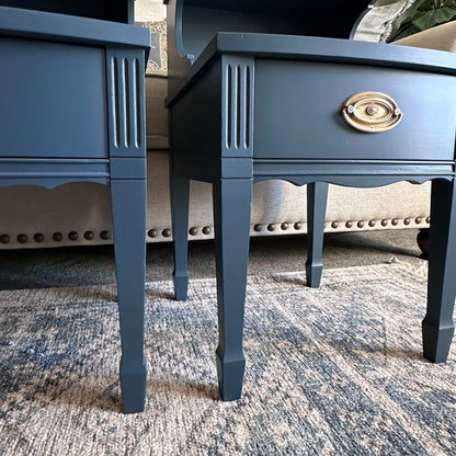 Sea Serpent Elegance: Refinished 1960s Dixie Bedroom Set | Jacksonville Vintage Furniture