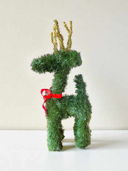 Evergreen Reindeer Holiday Decor – 20” Tall, 14” Long