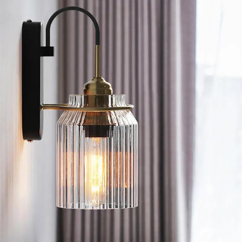 Industrial Vintage Wall Sconce - Retro Nostalgia Lighting for Bedside, Aisle, and More