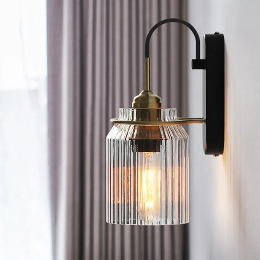 Industrial Vintage Wall Sconce - Retro Nostalgia Lighting for Bedside, Aisle, and More