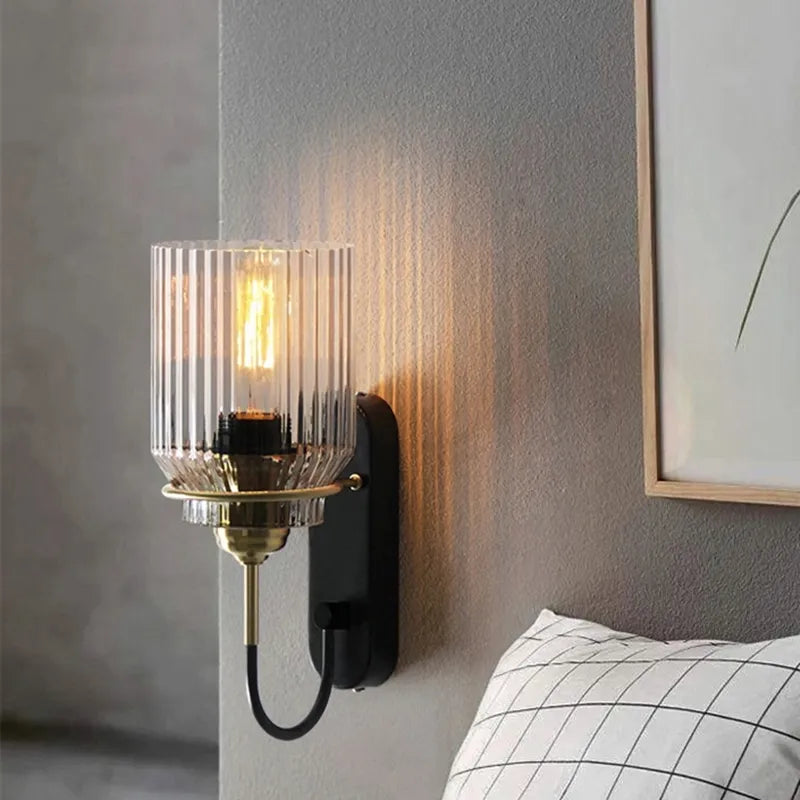 Industrial Vintage Wall Sconce - Retro Nostalgia Lighting for Bedside, Aisle, and More