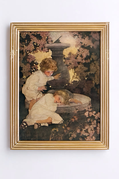 Vintage Framed Jessie Willcox Smith Print (11x14)