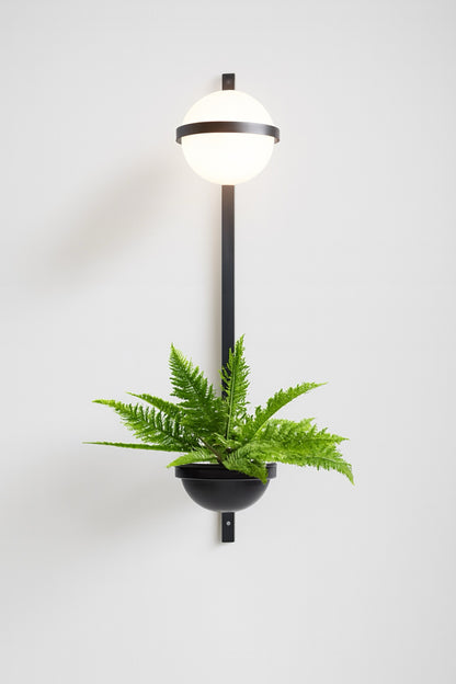 Nordic Planter Light Sconce – Modern Wall-Mounted Greenery & Ambient Lighting