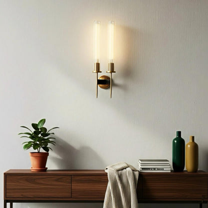 Copper Wall Sconce – Modern Industrial Lighting with Warm Glow