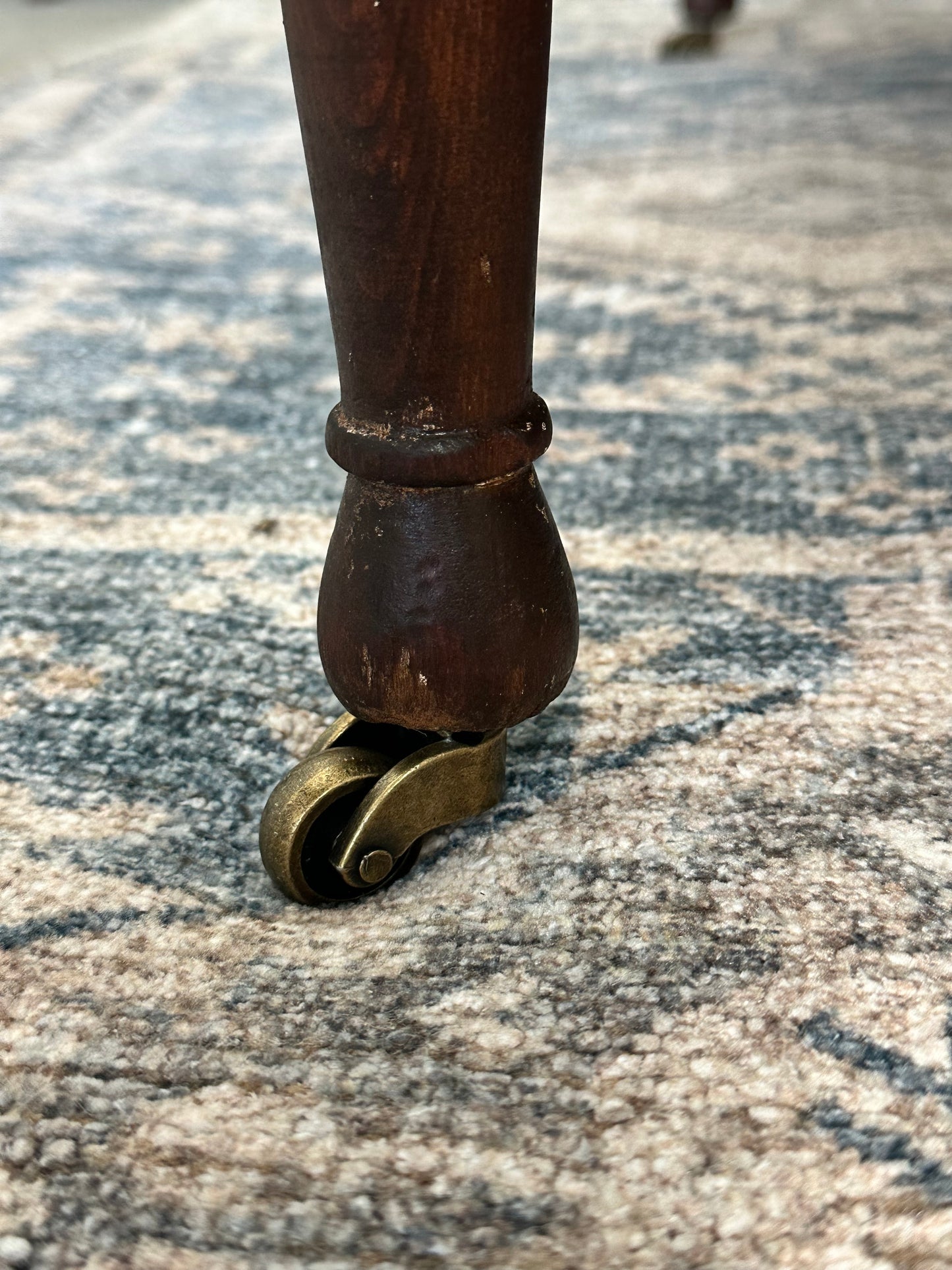 Antique Wardrobe Armoire — Early 20th Century Transitional, Tudor Revival Detail, Restored