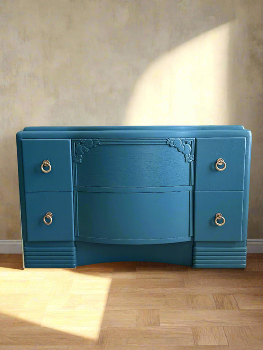 Refinished Art Deco Chest of Drawers