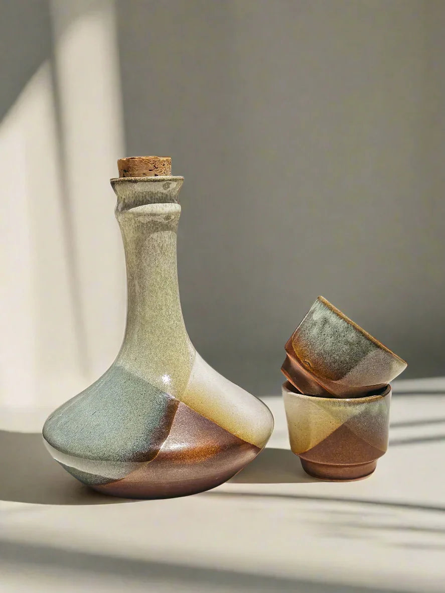Handcrafted Ceramic Sake Set - Authentic Japanese Style | The Marian Collection