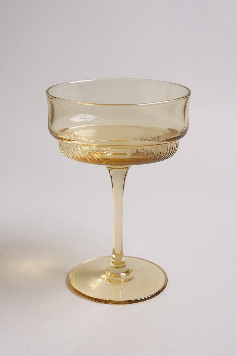 Amber gold coupe - set of 2