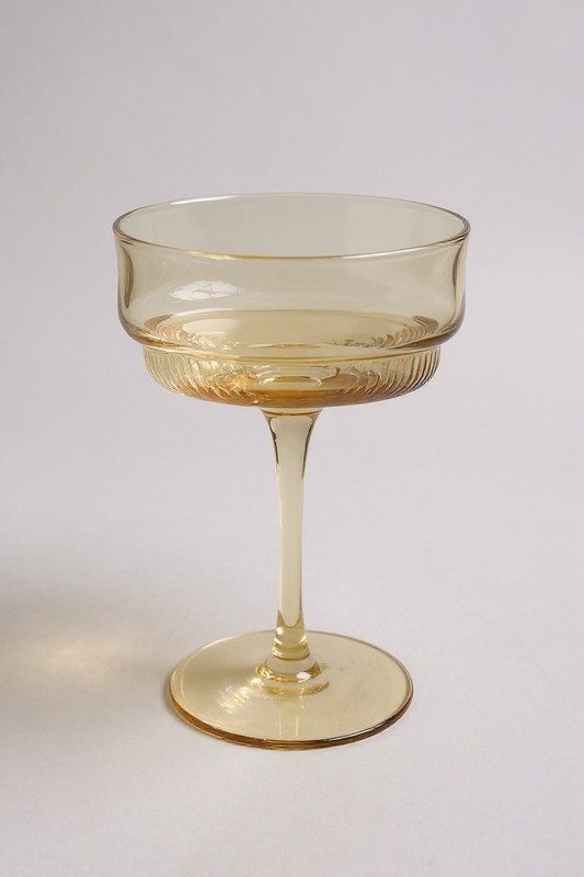 Amber gold coupe - set of 2