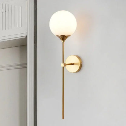 Glass Ball Sconce Wall Light - Modern Vintage Lighting