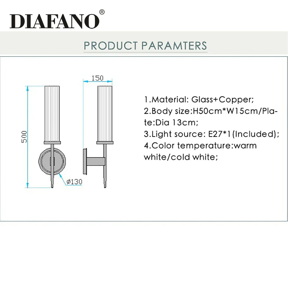 Copper Wall Sconce – Modern Industrial Lighting with Warm Glow