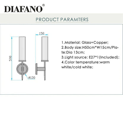 Copper Wall Sconce – Modern Industrial Lighting with Warm Glow