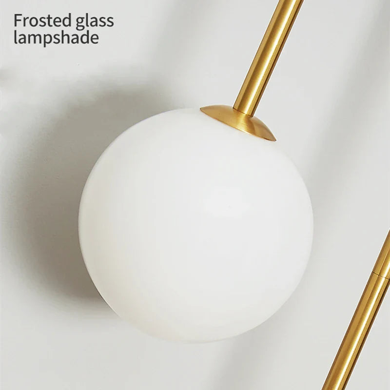 Gold Glass Ball Wall Sconce - Modern Nordic Lighting