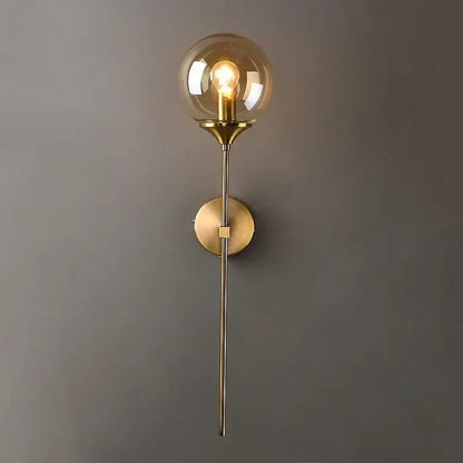 Glass Ball Sconce Wall Light - Modern Vintage Lighting