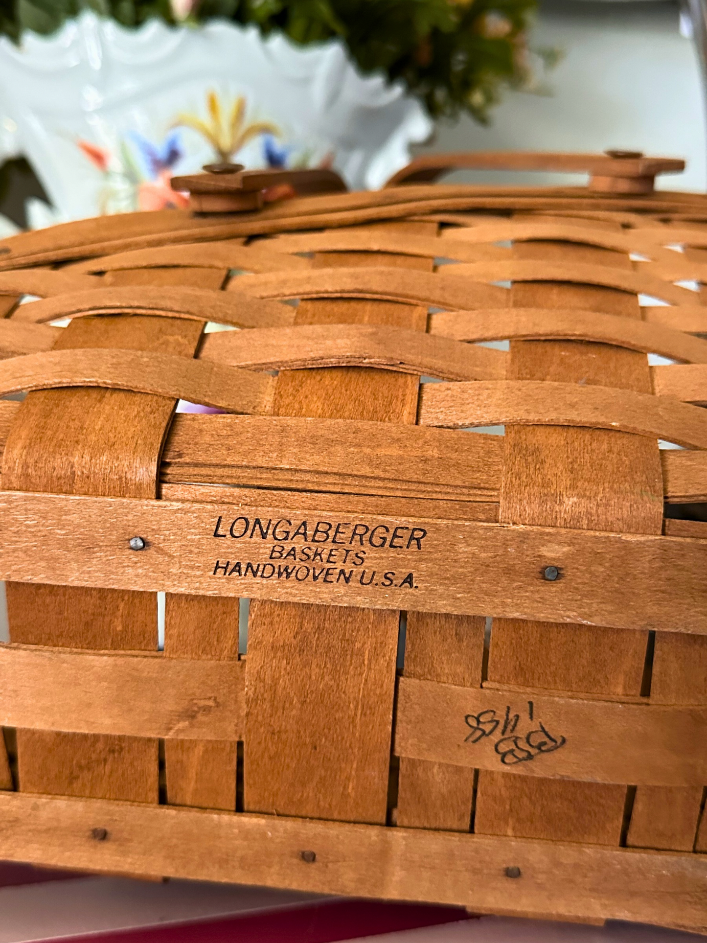 Handwoven Longaberger Basket — Signed, Classic American Craft