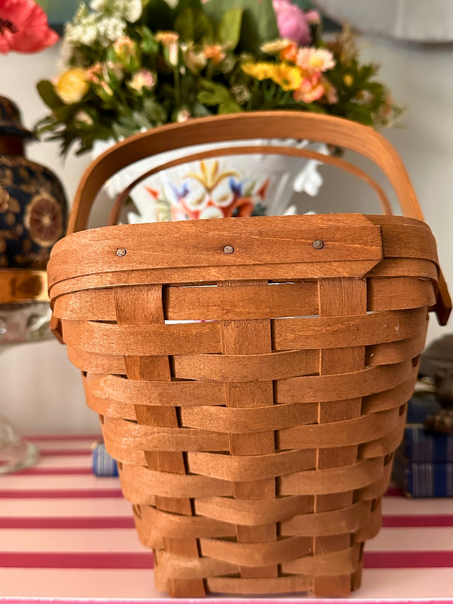 Handwoven Longaberger Basket — Signed, Classic American Craft