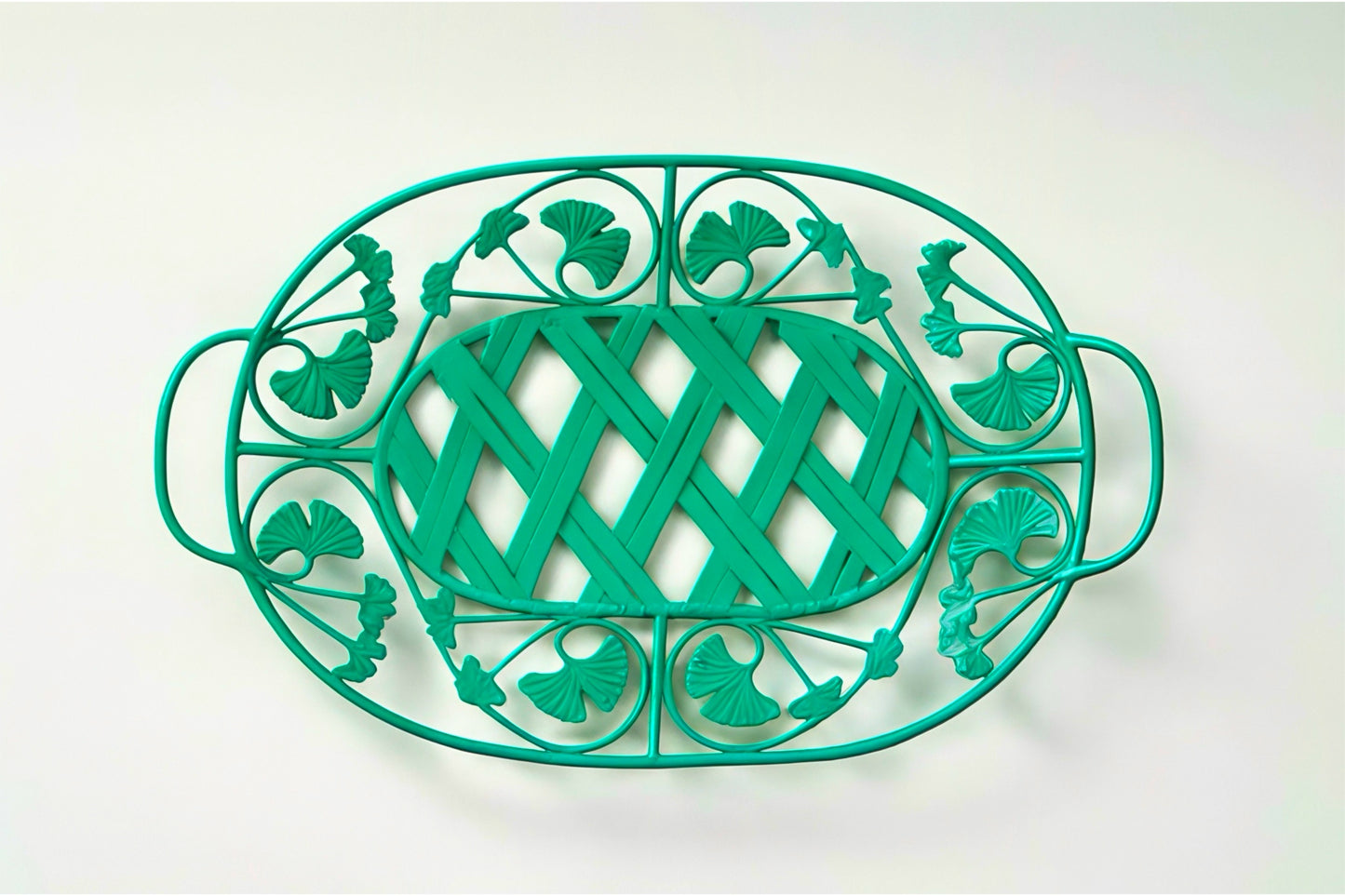 Vintage green tray 2