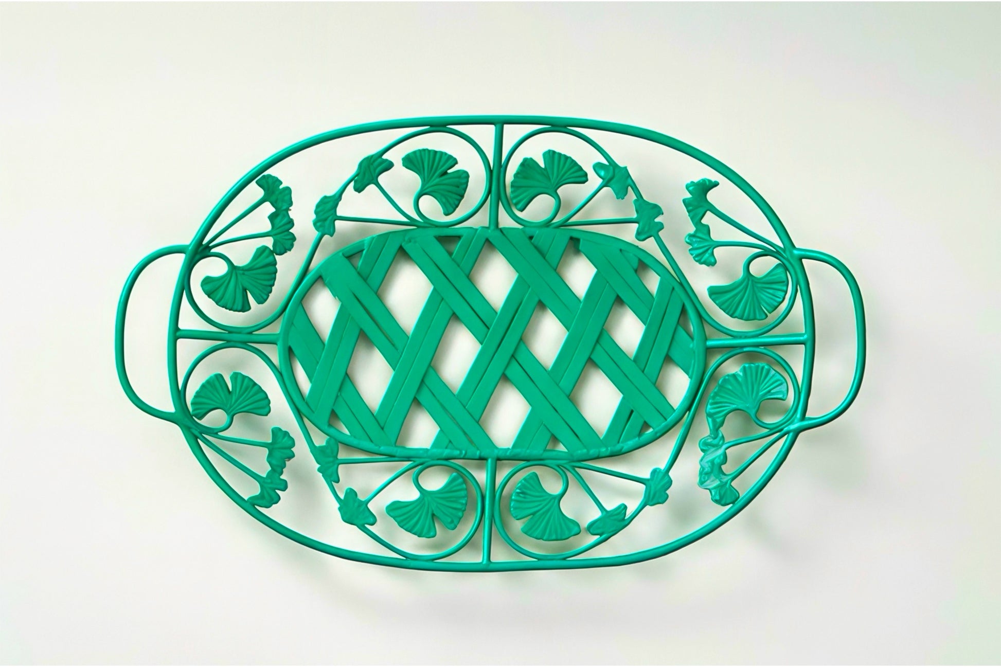 Vintage green tray 2